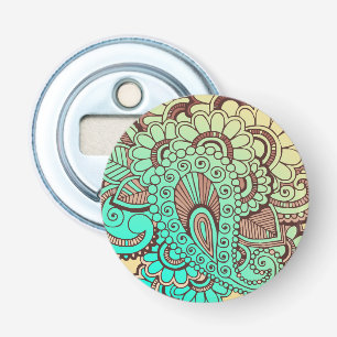 Paisley Ornaments I + your backgr. & ideas Bottle Opener