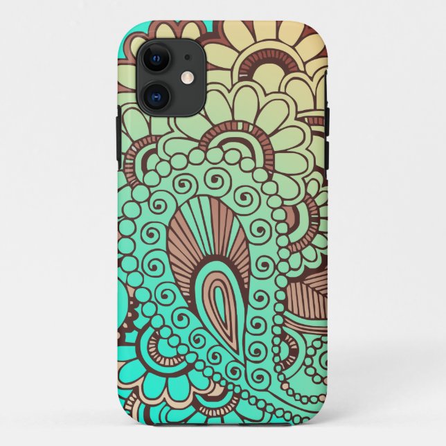 Paisley Ornaments I + your backgr. & ideas Case-Mate iPhone Case (Back)