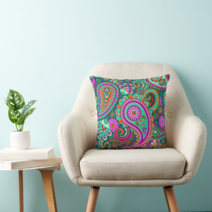 Paisley Ornaments / Pattern 2 Cushion