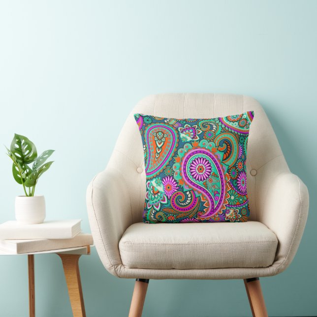 Paisley Ornaments / Pattern 2 Cushion (Chair)