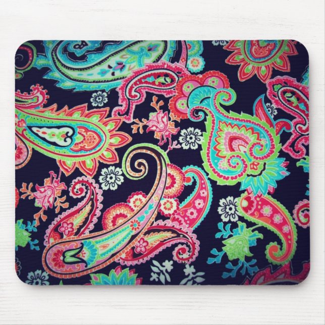 Paisley Paradise Mouse Mat (Front)