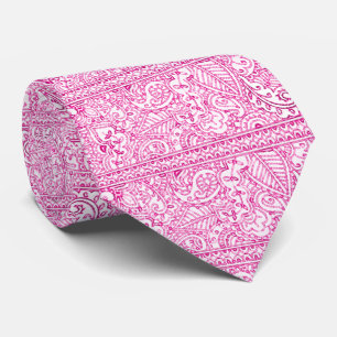 Paisley Passion - Pink (Henna) Tie