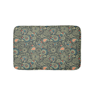 Paisley Pattern 3 Bath Mat
