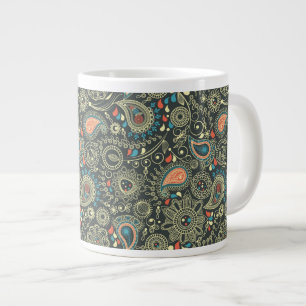 Paisley Pattern 3 Large Coffee Mug
