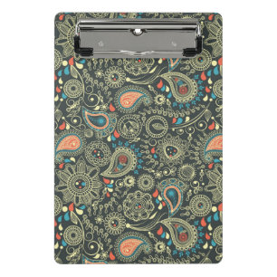 Paisley Pattern 3 Mini Clipboard
