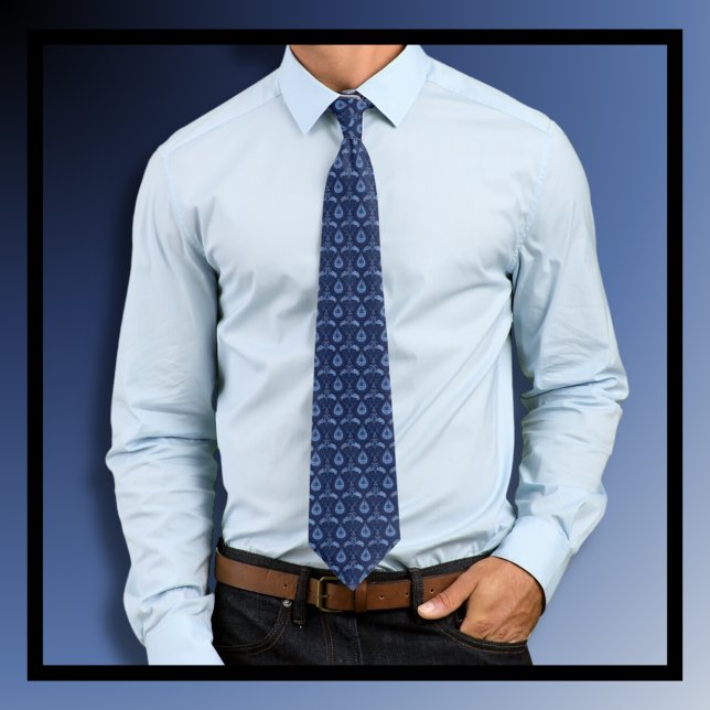 Paisley Pattern Blue  Tie (Creator Uploaded)