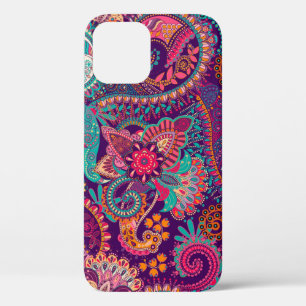 Paisley pattern iPhone 12 case