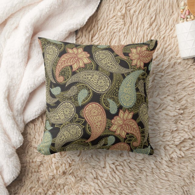 Paisley Pattern  Cushion (Blanket)