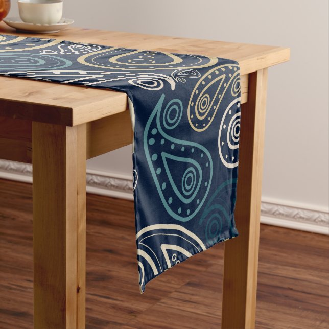 Paisley Pattern Long Table Runner (In Situ)