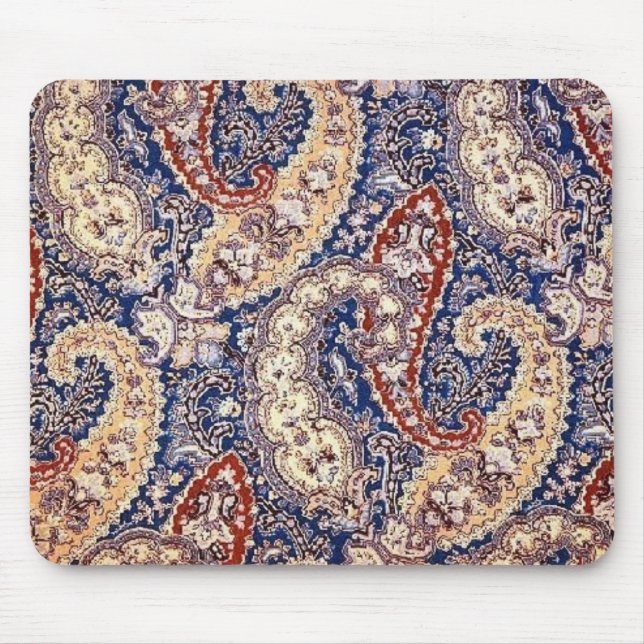 Paisley Pattern Mouse Mat (Front)
