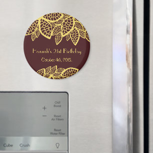 Paisley Pattern, Persian Paisley, Boteh, Birthday Magnet