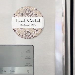 Paisley Pattern, Persian Paisley, Boteh, Wedding Magnet