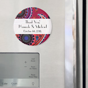 Paisley Pattern, Persian Paisley, Boteh, Wedding Magnet