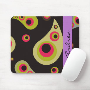 Paisley Pattern, Persian Paisley, Boteh, Your Name Mouse Mat