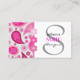 Paisley Pattern, Persian Paisley, Oriental Paisley Business Card