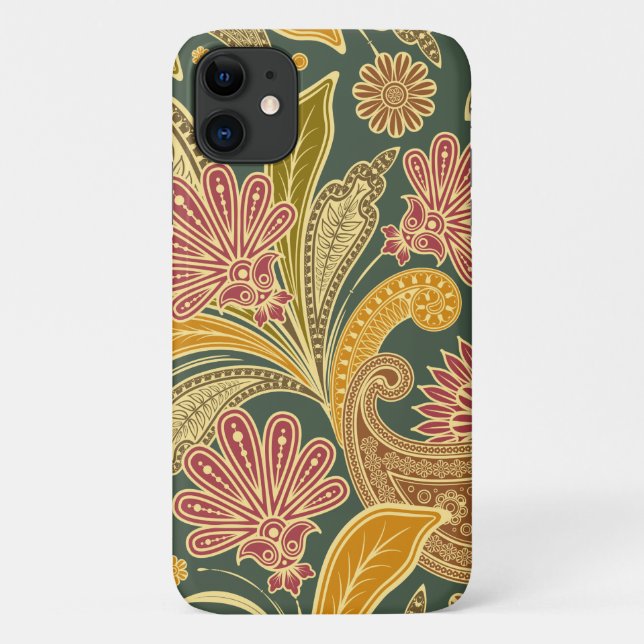 Paisley Pattern, Persian Paisley, Oriental Paisley Case-Mate iPhone Case (Back)