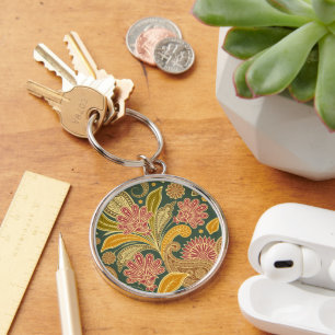 Paisley Pattern, Persian Paisley, Oriental Paisley Key Ring