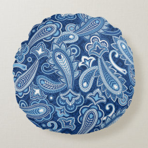 Paisley Pattern Round Cushion