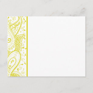 Paisley Pattern RSVP Card