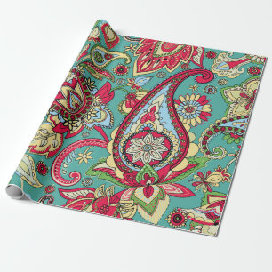 Paisley pattern. Seamless oriental pattern based o Wrapping Paper