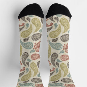 Paisley Pattern Socks