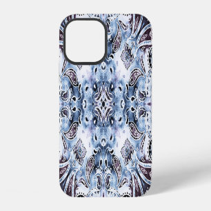 Paisley pattern: watercolor, hand-drawn shawl desi iPhone 12 case