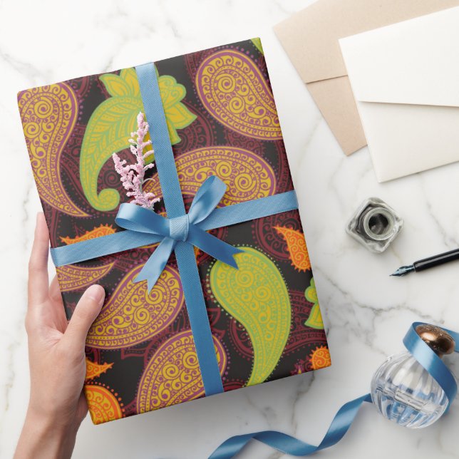 Paisley Pattern  Wrapping Paper (Gifting)
