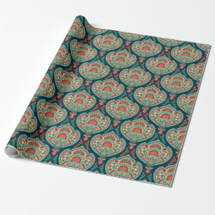Paisley pattern wrapping paper