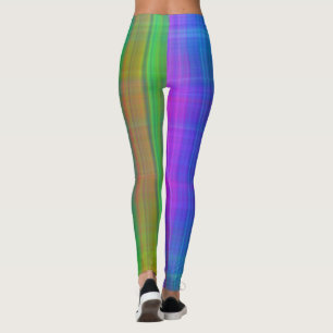 Paisley Plaid Leggings