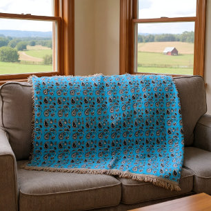 Paisley Playa Throw Blanket