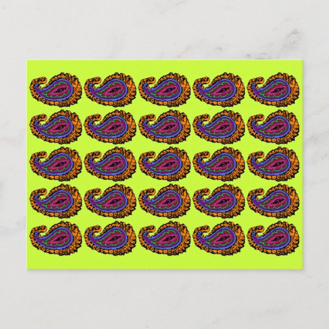 Paisley Postcard (Front)