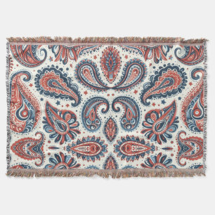 Paisley Pride Throw Blanket