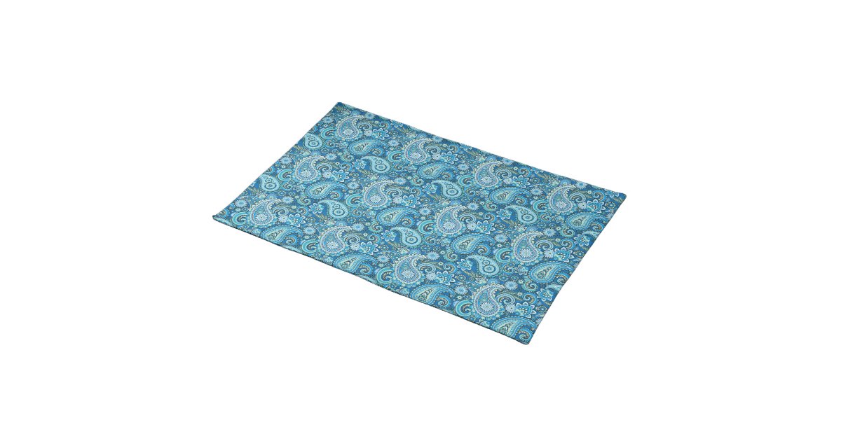 Paisley Print Cloth Placemat Zazzle
