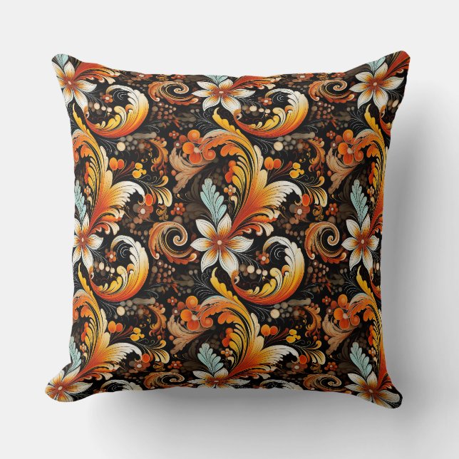 Paisley Print Cushion (Front)