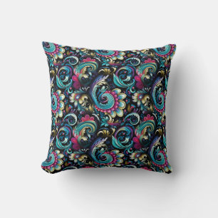 Paisley Print Cushion