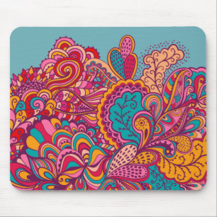 Paisley Print Mouse Pad
