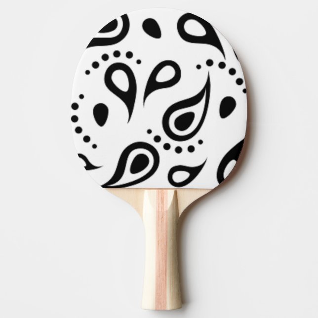 PAISLEY PRINT PING PONG PADDLE (Front)
