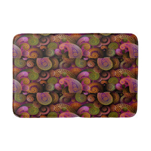 Paisley Purple Bath Mat