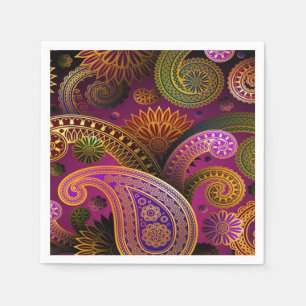 Paisley Purple Napkin