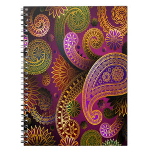 Paisley Purple Notebook