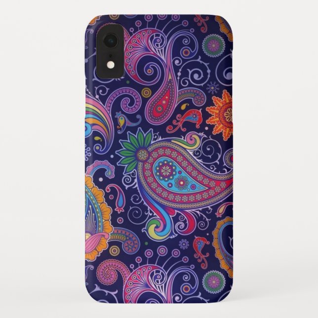 Paisley Purple Pink Case-Mate iPhone Case (Back)