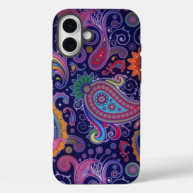 Paisley Purple Pink Case-Mate iPhone Case (Back)
