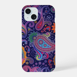 Paisley Purple pink iPhone 15 Case