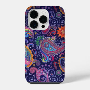 Paisley Purple pink iPhone 14 Pro Case
