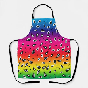 Paisley Rainbow Apron