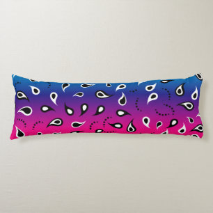 Paisley Rainbow Body Cushion