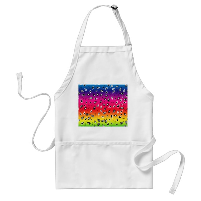 Paisley Rainbow Standard Apron (Front)
