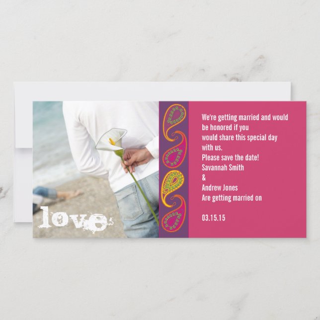 Paisley Save the Date (Front)