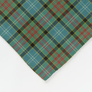 Paisley Scotland District Tartan Fleece Blanket