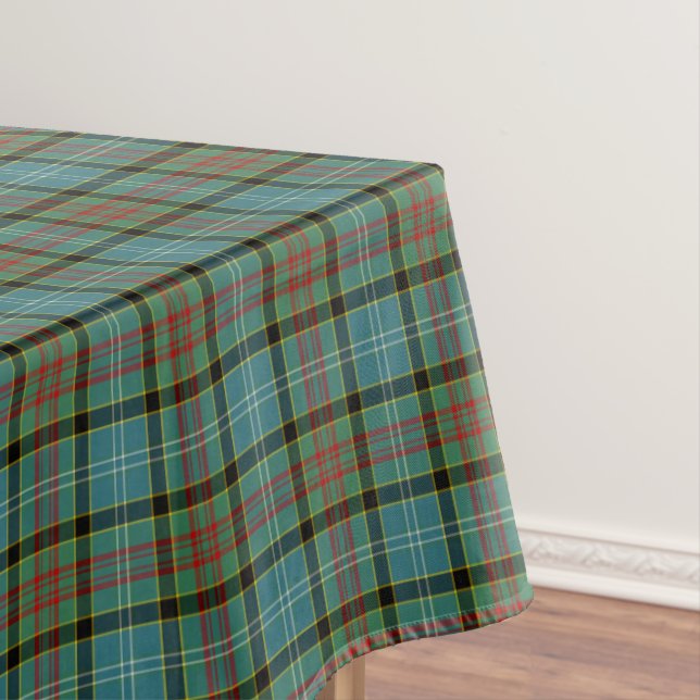 Paisley Scotland District Tartan Tablecloth (In Situ)